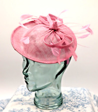 Pink fascinator hat for sale  EASTBOURNE