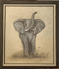 Framed elephant painting for sale  Fort Lauderdale
