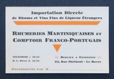 Carte visite rhumeries d'occasion  Nantes-
