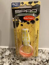 Usado, Isca de pesca branca tropical SPRO Bronzeye Pop Frog 50 Baby Popper usada comprar usado  Enviando para Brazil