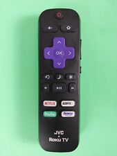 Used, Genuine JVC RC440 Smart TV Remote w/Netflix, ESPN, Hulu, Roku Channel Shortcut for sale  Shipping to South Africa