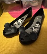 Sapatos baixos femininos Melissa x Mickey Minnie Mouse preto 7 UE 38 parques da Disney comprar usado  Enviando para Brazil