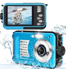 Underwater Camera with 10FT 30MP FHD 1080P Waterproof Digital Camera, Blue for sale  Shipping to South Africa