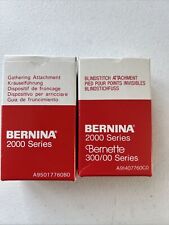 Bernina Bernette Serger 2000 Series Gathering, Blindstitch Attachment, Funlock  for sale  Stephens City