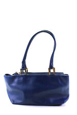 Bolsa tote Tosca Blu feminina couro pebbled alça enrolada zíper superior azul comprar usado  Enviando para Brazil
