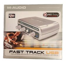 Usado, M-Audio Fast Track USB interface de áudio digital gravação vocal e guitarra - Preto comprar usado  Enviando para Brazil