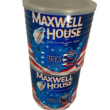 2 latas de café Maxwell House 30,6 oz com tampa torrada média na América comprar usado  Enviando para Brazil