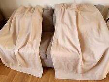 Curtains beige textured for sale  NORWICH