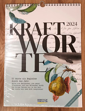 Kraftworte 2024 wandkalender gebraucht kaufen  Hamm