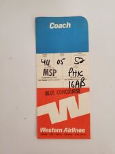 Western airlines ticket for sale  Payson
