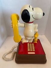 Vintage 1976 Mostrador Rotativo Telefone Snoopy e Woodstock Peanuts Phone comprar usado  Enviando para Brazil