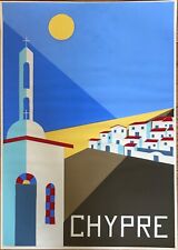 Chypre rare affiche d'occasion  Mantes-la-Jolie