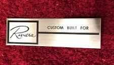 Buick Riviera Dash Plaque 1965 for sale  Shipping to South Africa