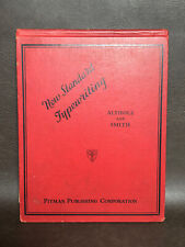 Typewriter Instruction Book New Standard Typewriting Altholz 1941 Underwood Roya for sale  Shipping to South Africa