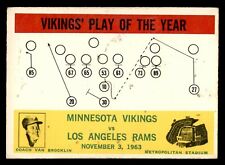 1964 Philadelphia Football #112 Vikings Jogo do Ano Muito Bom/Ex *d2 comprar usado  Enviando para Brazil