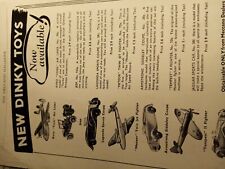 TV1 Ephemera 1940 anúncio dinky toys avro York Air liner meteoro jaguar , usado comprar usado  Enviando para Brazil
