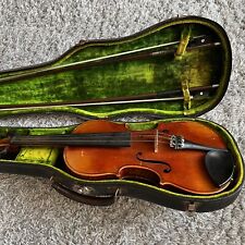 Antiguo violín 4/4 de 1900 etiquetado hecho en Alemania segunda mano  Embacar hacia Argentina