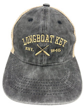 Usado, Boné de beisebol Longboat Key Trucker chapéu malha traseira cinza comprar usado  Enviando para Brazil