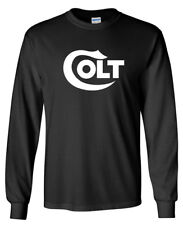 COLT Gun LONG SLEEVE T-shirt - 2nd Amendment Rights Pistol Firearms Rifle for sale  Shipping to South Africa