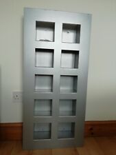 Gunmetal Grey Metal CD Wall Unit Used Good Condition Holds Approx.120 Single CDs for sale  SAXMUNDHAM