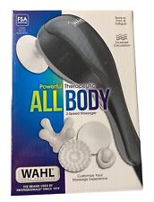 WAHL All Body Power Therapeutic 2-Speed Massager Includes 4 Attachment Heads for sale  Shipping to South Africa