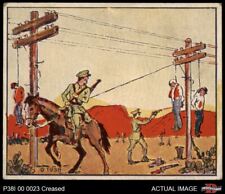 1938 International Gum #6 Bandits Hung On Telegraph Poles 3 - VG P38I 00 0023 for sale  Shipping to South Africa