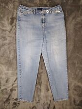  Jeans Crazy Horse feminino 16 azul denim lavagem média furo elástico bolso elástico comprar usado  Enviando para Brazil