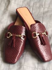 Burgundy red snakeskin for sale  BEXHILL-ON-SEA