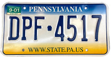 Pennsylvania 2001 license for sale  Mundelein