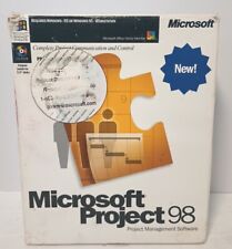 Used, Microsoft Project 98 Full Version For PC Complete  for sale  Shipping to South Africa