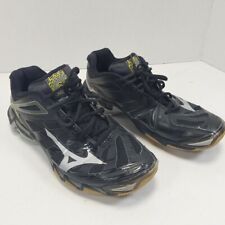 Zapatos de voleibol Mizuno Wave Lightning RX3 para mujer talla EE. UU. 9,5 W negro plateado amarillo segunda mano  Embacar hacia Argentina