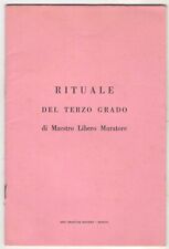 Massoneria libretto rituale usato  Santa Maria Capua Vetere