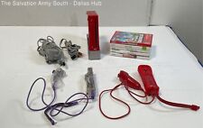 Red Nintendo Wii w/ 2 Controller's, 10 Games - TESTED - for sale  Shipping to South Africa
