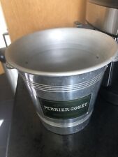 VINTAGE FRENCH CHAMPAGNE PERRIER JOUET ALUMINIUM BUCKET / COOLER FRENCH for sale  Shipping to South Africa