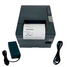 Used, Epson TM-T88V POS Compact Thermal Receipt Printer USB Serial w/ Adapter TESTED for sale  Shipping to South Africa