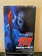 Friday The 13th Jason Lives Simon Hawke 1986 Primeiro Livro de Terror Vintage Brochura comprar usado  Enviando para Brazil