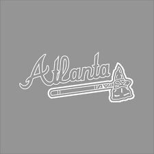 Atlanta Braves #4 MLB Team Logotipo 1 Color Calcomanía de Vinilo Pegatina Coche Ventana Pared segunda mano  Embacar hacia Mexico