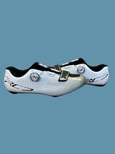 Shimano RC7 Carbon Fiber Composite Sole Black/White Cycling Shoe Sz 8.7 EU 42.5 for sale  Shipping to South Africa