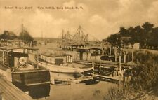 Usado, cerca de 1920 New Suffolk, Long Island NY cartão postal, School House Creek comprar usado  Enviando para Brazil