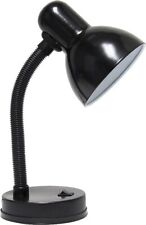 Lámpara de escritorio de metal flexible básica Simple Designs LD1003-BLK negra segunda mano  Embacar hacia Argentina