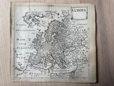Usado, 1661 Casa de Elzevir/Philipp Cluver, mapa en miniatura de Europa segunda mano  Embacar hacia Argentina