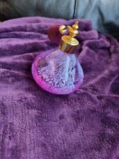 Purple glass perfume for sale  LONDON