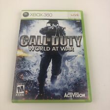 Call of Duty World at War Xbox 360 NTSC 2008 com manual EUA jogo Aus vendedor comprar usado  Enviando para Brazil