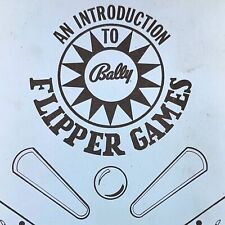 Introduction bally flipper d'occasion  Expédié en Belgium