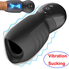 Male-Masturbation-Automatic-Electric Suck Stroker Cup-Vibrator-Male-Men-Toys comprar usado  Enviando para Brazil