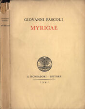 Myricae. giovanni pascoli. usato  Italia