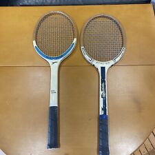 Wooden tennis rackets for sale  ASHFORD