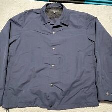 Rag & Bone Schacket Jacket Mens 2XL Blue Finlay Water Resistant Snap Front Shirt for sale  Shipping to South Africa