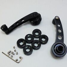 For Datsun 720 620 510 120Y B 1500 1600 Aluminum Window Crank Handle Pair Black for sale  Shipping to South Africa