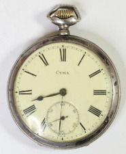 Usado, Relógio de bolso mecânico 1930s Swiss 875 prata CYMA REPARADO W238 comprar usado  Enviando para Brazil